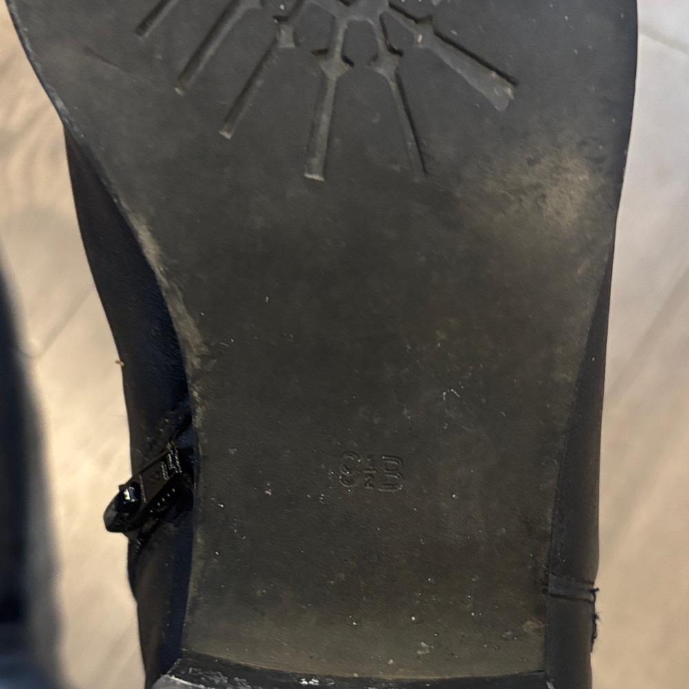 Black leather Knee-High Women's Boots 9.5 - Picture 8 of 8
